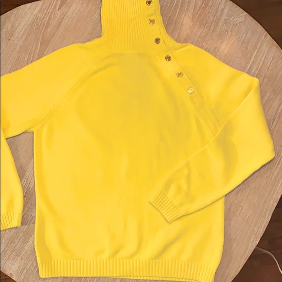 RALPH LAUREN Sweater| Gold Snap Button closure - Picture 3 of 7